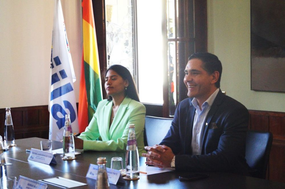 Riunione con il Ministro dello Sviluppo Produttivo, Rurale e dell&rsquo;Acqua della Bolivia, &Oacute;scar Mario Justiniano Pinto
