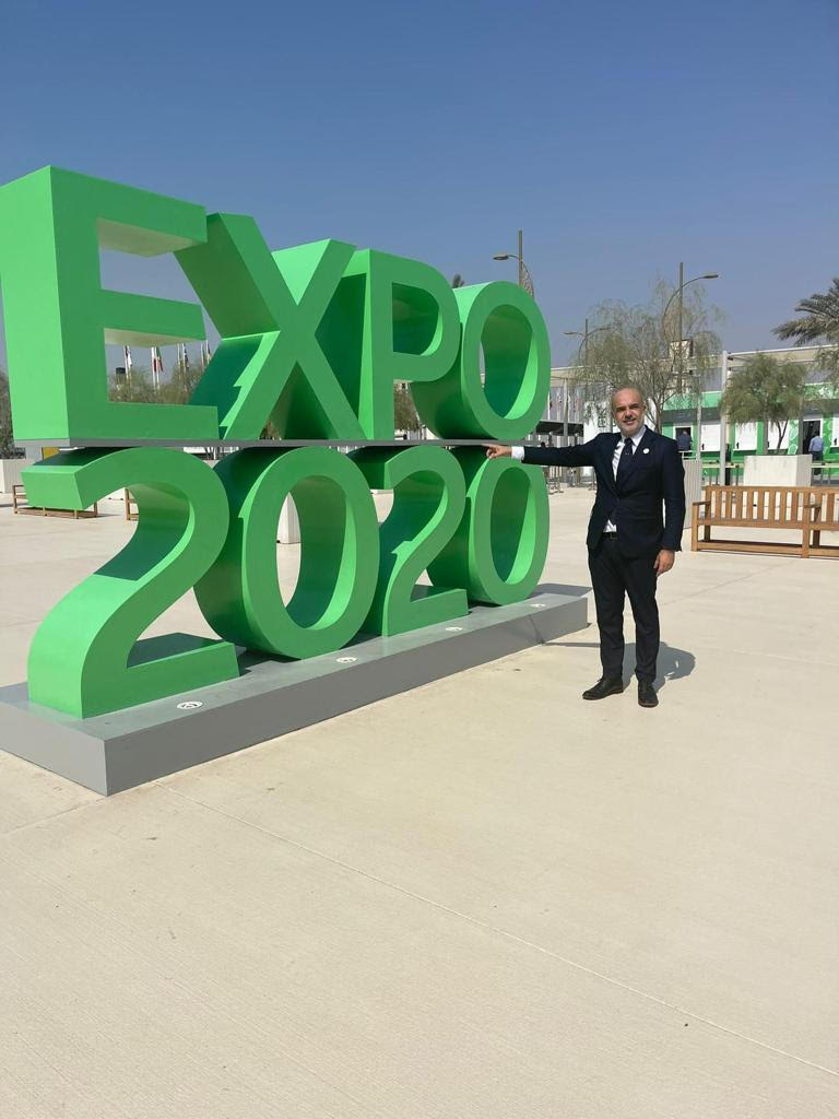 Francesco Corbello, presidente Forum Italiano Export Regione Campania a Expo 2020 Dubai