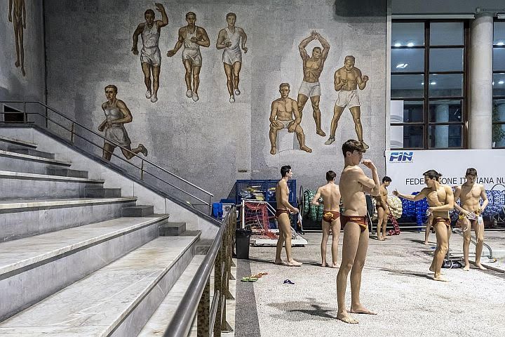 Foto: Isabella Balena, Piscina del Foro Italico, Roma, 2018 © Isabella Balena