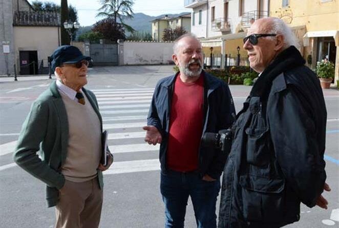 Amb. Umberto Vattani, sindaco Francesco Landi e arch. Giovanni Bulian