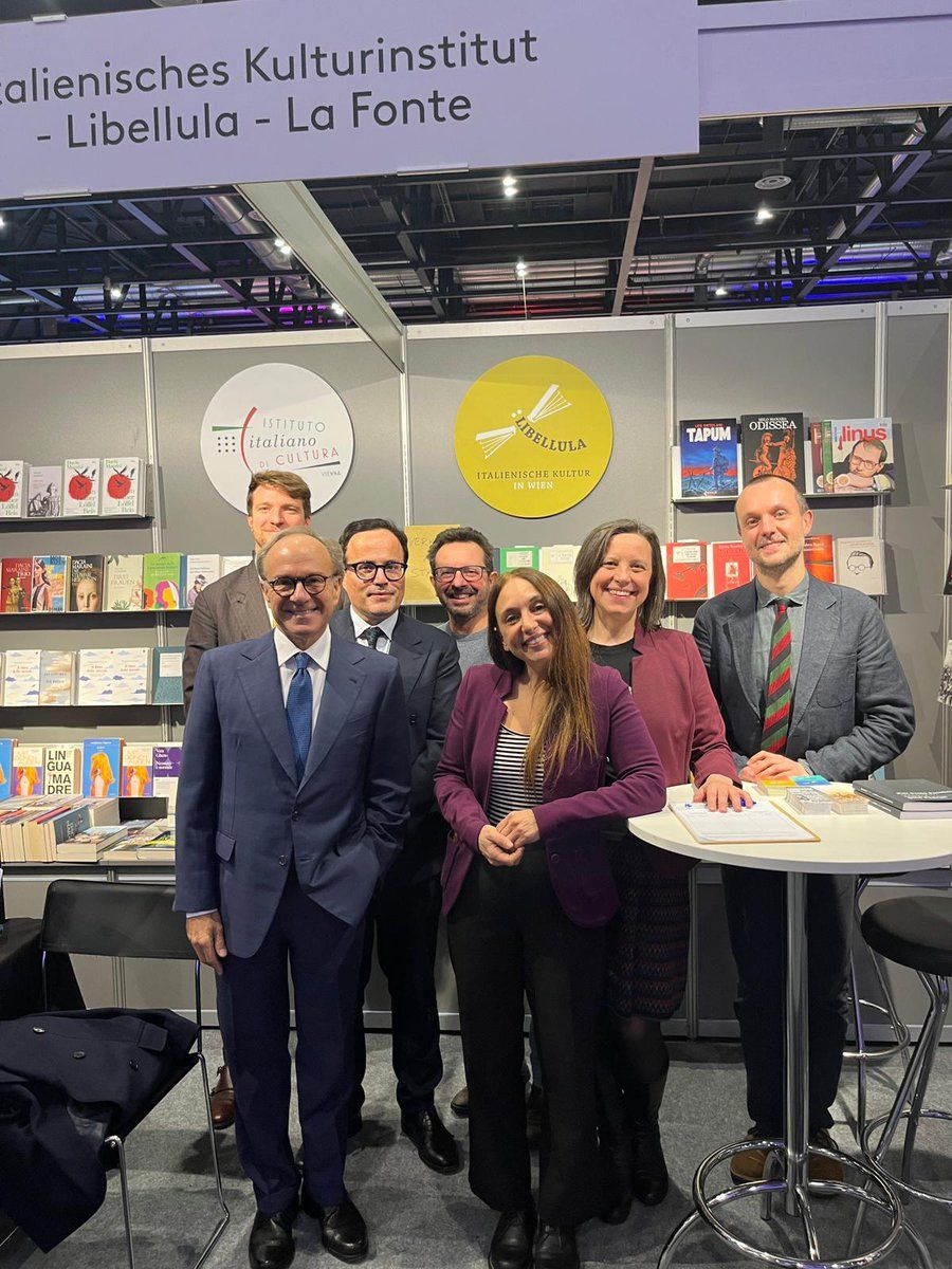 Amb. Giovanni Pugliese alla Buch Wien 2025 - foto: Ambasciata