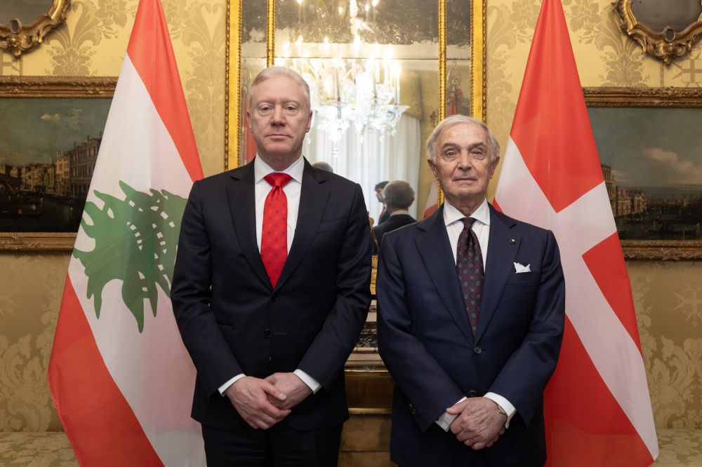 Gran Cancelliere Ordine Malta riceve ministro degli Esteri del Libano - foto: SMOM