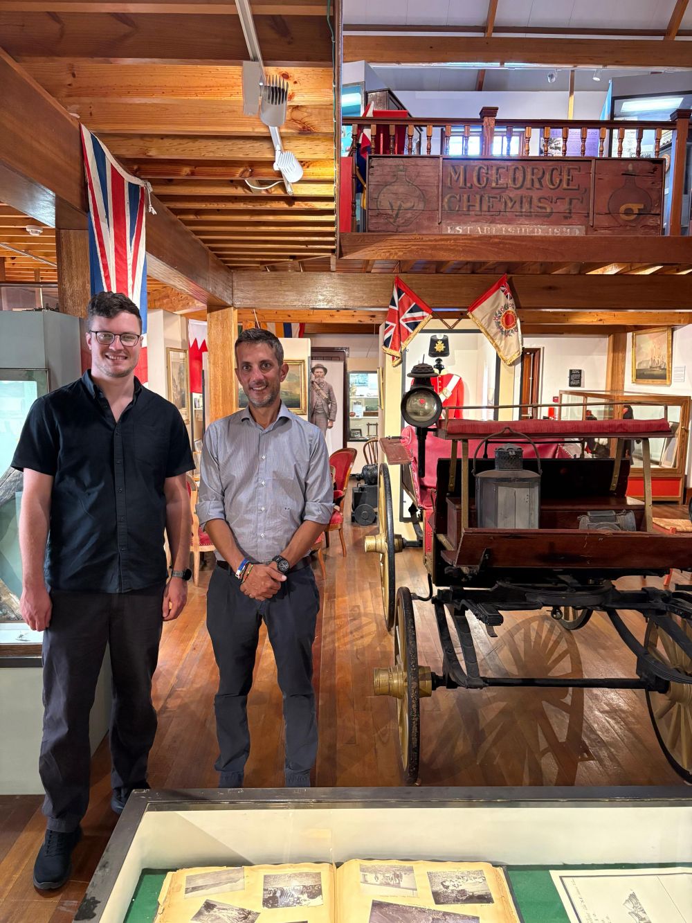 Console Mignacca visita Museo Jamestown - foto: Consolato