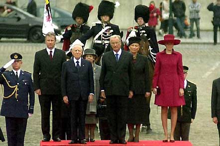 Visita di Stato del Presidente della Repubblica Carlo Azeglio Ciampi in Belgio nel 2002