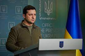 Il presidente ucraino Volodymyr Zelensky