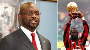 Il neo presidente della Libera, George Weah