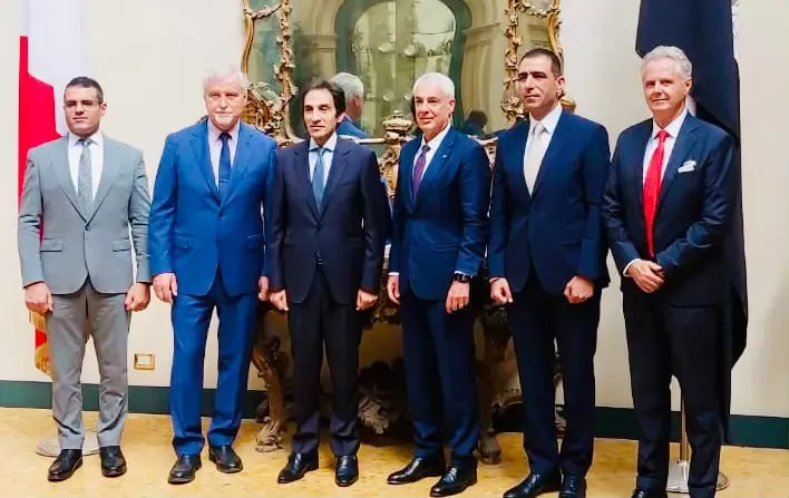 Delegazione di Leonardo in ambasciate d'Egitto a Roma - foto: Ambasciata